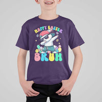 Bruh Easter T Shirt For Kid Funny Bunny Dab Rabbit Dance - Wonder Print Shop