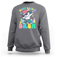 Bruh Easter Sweatshirt Funny Bunny Dab Rabbit Dance - Wonder Print Shop