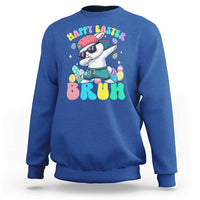 Bruh Easter Sweatshirt Funny Bunny Dab Rabbit Dance - Wonder Print Shop