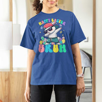 Bruh Easter T Shirt For Women Funny Bunny Dab Rabbit Dance - Wonder Print Shop