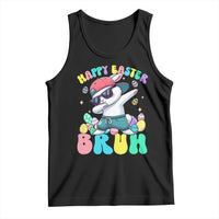 Bruh Easter Tank Top Funny Bunny Dab Rabbit Dance - Wonder Print Shop