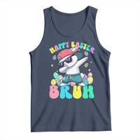 Bruh Easter Tank Top Funny Bunny Dab Rabbit Dance - Wonder Print Shop