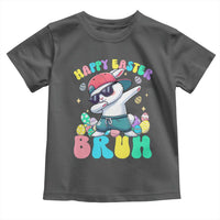 Bruh Easter Toddler T Shirt Funny Bunny Dab Rabbit Dance - Wonder Print Shop