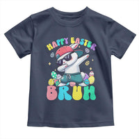 Bruh Easter Toddler T Shirt Funny Bunny Dab Rabbit Dance - Wonder Print Shop