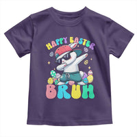 Bruh Easter Toddler T Shirt Funny Bunny Dab Rabbit Dance - Wonder Print Shop