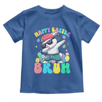 Bruh Easter Toddler T Shirt Funny Bunny Dab Rabbit Dance - Wonder Print Shop