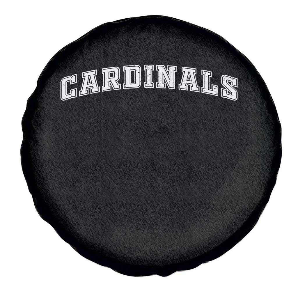 Cardinal Lovers Spare Tire Cover Retro Varsity College Graphic