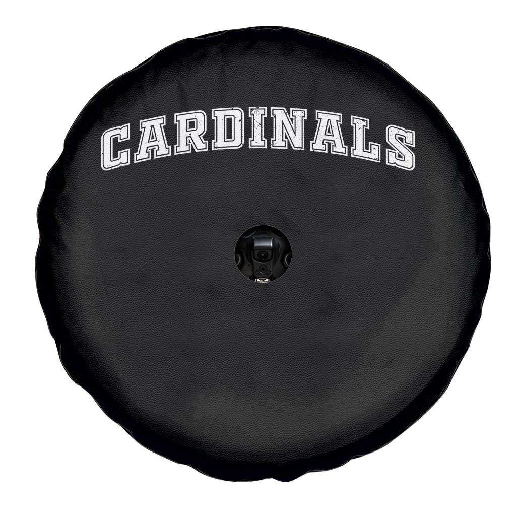 Cardinal Lovers Spare Tire Cover Retro Varsity College Graphic