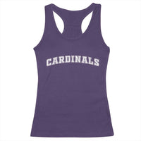 Cardinal Lovers Racerback Tank Top Retro Varsity College Graphic