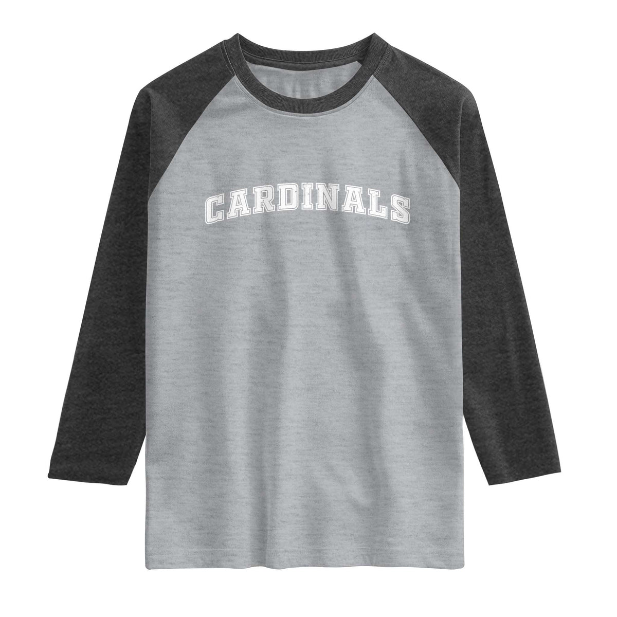 Cardinal Lovers Raglan Shirt Retro Varsity College Graphic
