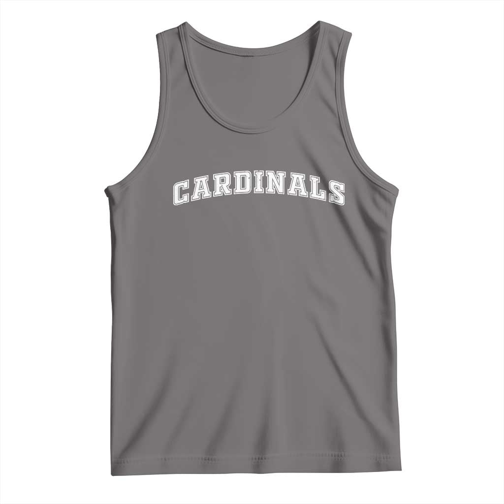 Cardinal Lovers Tank Top Retro Varsity College Graphic