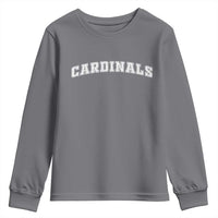 Cardinal Lovers Youth Sweatshirt Retro Varsity College Graphic
