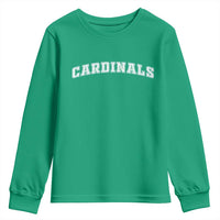 Cardinal Lovers Youth Sweatshirt Retro Varsity College Graphic