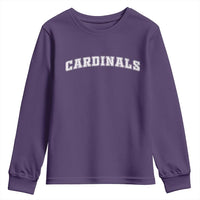 Cardinal Lovers Youth Sweatshirt Retro Varsity College Graphic
