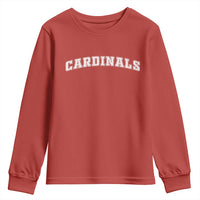 Cardinal Lovers Youth Sweatshirt Retro Varsity College Graphic