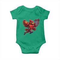 Cardinal Playing Basketball Graphic Baby Onesie Dunk Mascot Sports Fan Gift