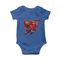 Cardinal Playing Basketball Graphic Baby Onesie Dunk Mascot Sports Fan Gift