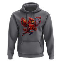 Cardinal Playing Basketball Graphic Hoodie Dunk Mascot Sports Fan Gift