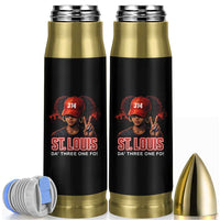 314 St Louis Bullet Tumbler Red Hat African American Woman STL City Pride Area Code