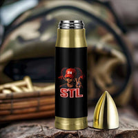 314 STL Bullet Tumbler Red Hat African American Woman  Area Code St Louis City Pride