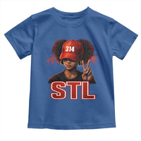 314 STL Toddler T Shirt Red Hat African American Woman  Area Code St Louis City Pride