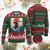 Samurai Cat Ugly Christmas Sweater Vintage Japanese Art Anime Ukiyo-e Warrior - Wonder Print Shop