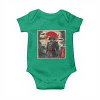 Alien Samurai Baby Onesie Vintage Japanese Art UFO Funny Ukiyo-e Warrior