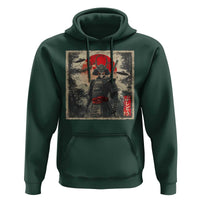 Alien Samurai Hoodie Vintage Japanese Art UFO Funny Ukiyo-e Warrior