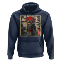 Alien Samurai Hoodie Vintage Japanese Art UFO Funny Ukiyo-e Warrior