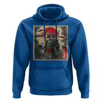 Alien Samurai Hoodie Vintage Japanese Art UFO Funny Ukiyo-e Warrior