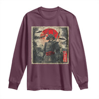 Alien Samurai Long Sleeve Shirt Vintage Japanese Art UFO Funny Ukiyo-e Warrior