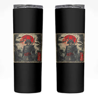 Alien Samurai Skinny Tumbler Vintage Japanese Art UFO Funny Ukiyo-e Warrior