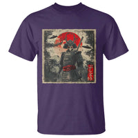 Alien Samurai T Shirt Vintage Japanese Art UFO Funny Ukiyo-e Warrior