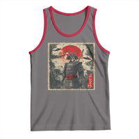 Alien Samurai Tank Top Vintage Japanese Art UFO Funny Ukiyo-e Warrior