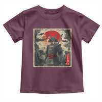 Alien Samurai Toddler T Shirt Vintage Japanese Art UFO Funny Ukiyo-e Warrior
