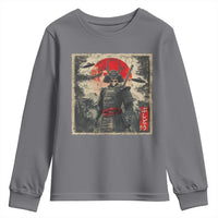 Alien Samurai Youth Sweatshirt Vintage Japanese Art UFO Funny Ukiyo-e Warrior