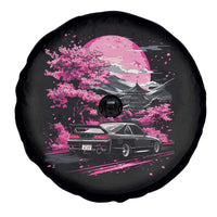 JDM Japanese Spare Tire Cover Tokyo Japan Drift Race Car Mount Fuji Cherry Blossom Sakura - Wonder Print Shop