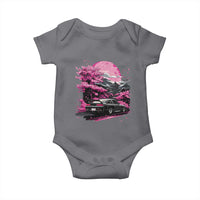 JDM Japanese Baby Onesie Tokyo Japan Drift Race Car Mount Fuji Cherry Blossom Sakura - Wonder Print Shop