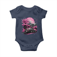 JDM Japanese Baby Onesie Tokyo Japan Drift Race Car Mount Fuji Cherry Blossom Sakura - Wonder Print Shop