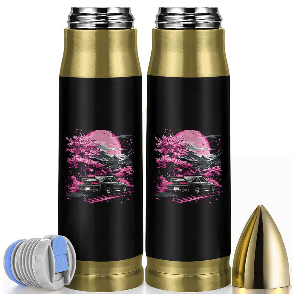 JDM Japanese Bullet Tumbler Tokyo Japan Drift Race Car Mount Fuji Cherry Blossom Sakura - Wonder Print Shop