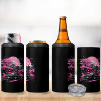 JDM Japanese 4 in 1 Can Cooler Tumbler Tokyo Japan Drift Race Car Mount Fuji Cherry Blossom Sakura - Wonder Print Shop