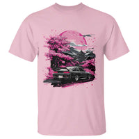 JDM Japanese T Shirt Tokyo Japan Drift Race Car Mount Fuji Cherry Blossom Sakura TS10