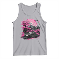 JDM Japanese Tank Top Tokyo Japan Drift Race Car Mount Fuji Cherry Blossom Sakura - Wonder Print Shop