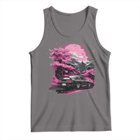 JDM Japanese Tank Top Tokyo Japan Drift Race Car Mount Fuji Cherry Blossom Sakura - Wonder Print Shop