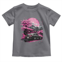 JDM Japanese Toddler T Shirt Tokyo Japan Drift Race Car Mount Fuji Cherry Blossom Sakura - Wonder Print Shop