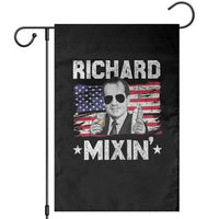 Funny 4th of July Richard Nixon Mixin Garden Flag Patriotic Bartender American Flag - Wonder Print Shop