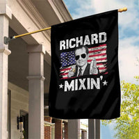Funny 4th of July Richard Nixon Mixin Garden Flag Patriotic Bartender American Flag - Wonder Print Shop