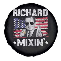 Funny 4th of July Richard Nixon Mixin Spare Tire Cover Patriotic Bartender American Flag - Wonder Print Shop