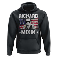Funny 4th of July Richard Nixon Mixin Hoodie Patriotic Bartender American Flag - Wonder Print Shop