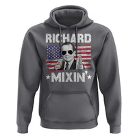 Funny 4th of July Richard Nixon Mixin Hoodie Patriotic Bartender American Flag - Wonder Print Shop